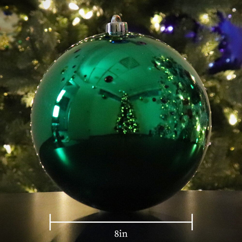 Orb, Holiday Green, 8in - Image 2