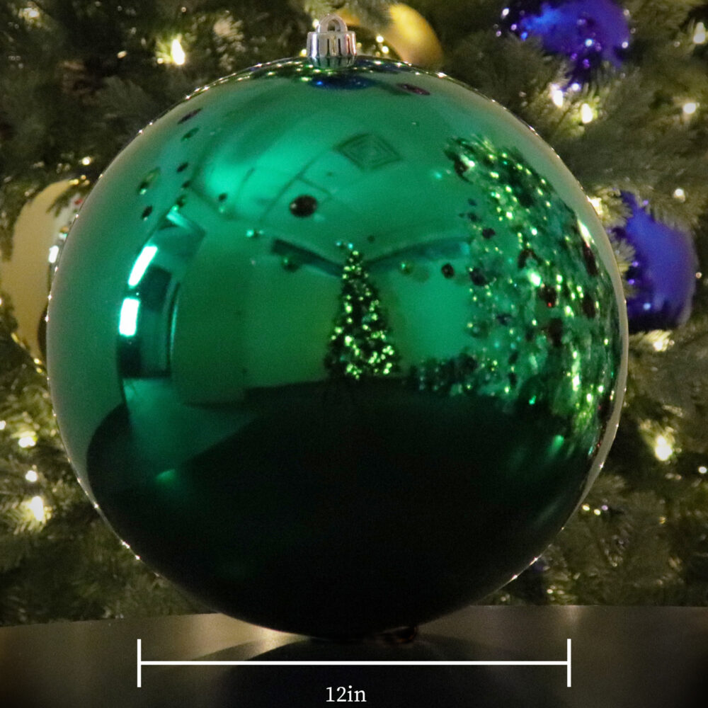 Orb, Holiday Green, 12in - Image 2