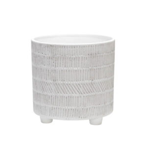 Tribal Footed Planter, 8in