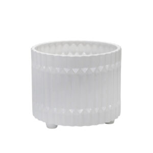 Fluted Planter, 12in