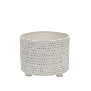 Dots Footed Planter, 10in
