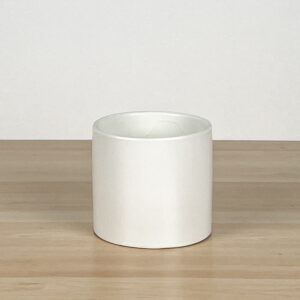 Cylinder Planter, White, Medium