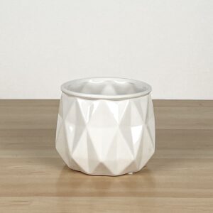 Megan Planter, White, Medium
