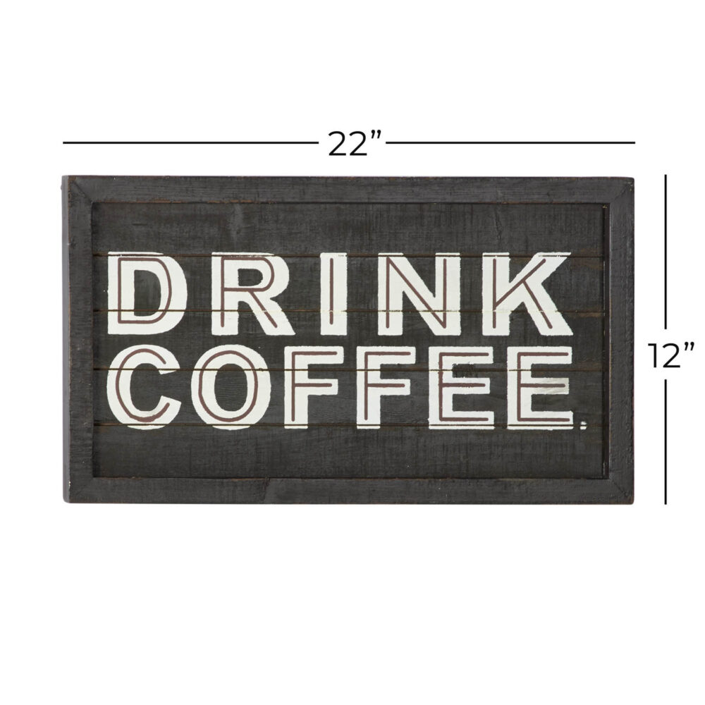 Coffee Sign, 22inx12in - Image 2