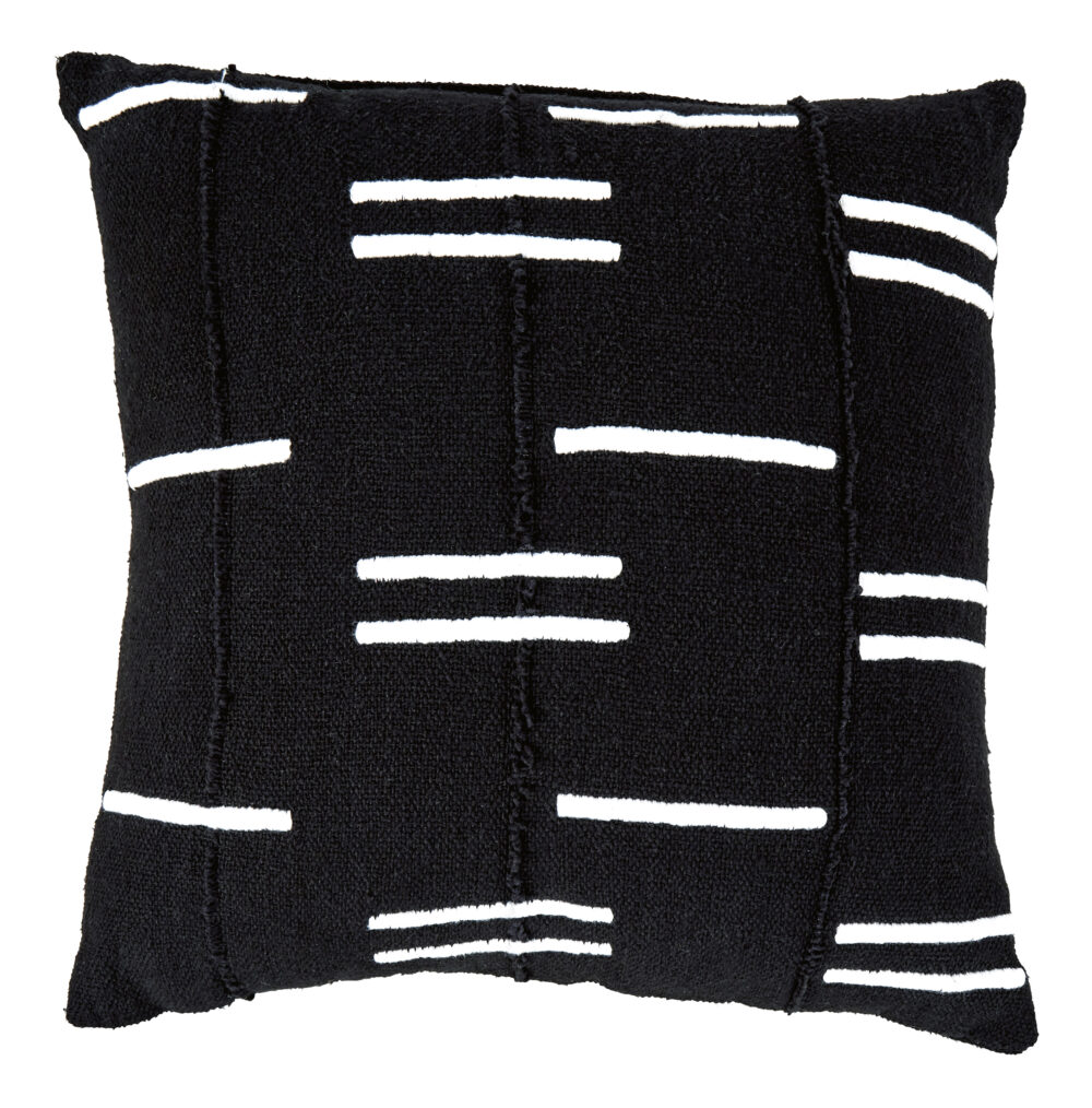 Abilena Pillow, Black, 20in