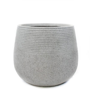 Ash Fiberclay Planter, Grey, 18in (Large)