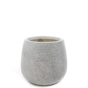 Ash Fiberclay Planter, Grey, 13in (Medium)