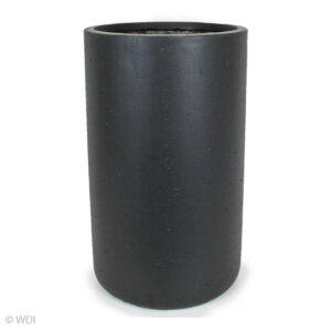 Polo Fiberclay Planter, Black, 28in (Large)