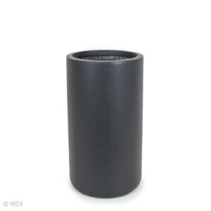 Polo Fiberclay Planter, Black, 20in (Small)