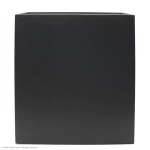 Trough Fiberclay Planter Tall, Black, 36in (Large)