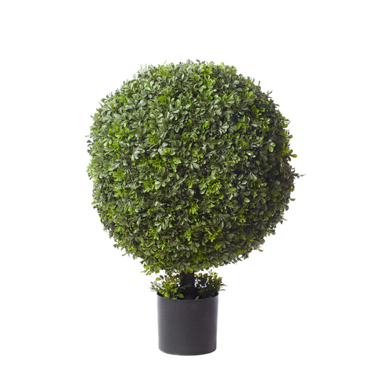 Boxwood Ball Topiary Shrub, 33in (UV)