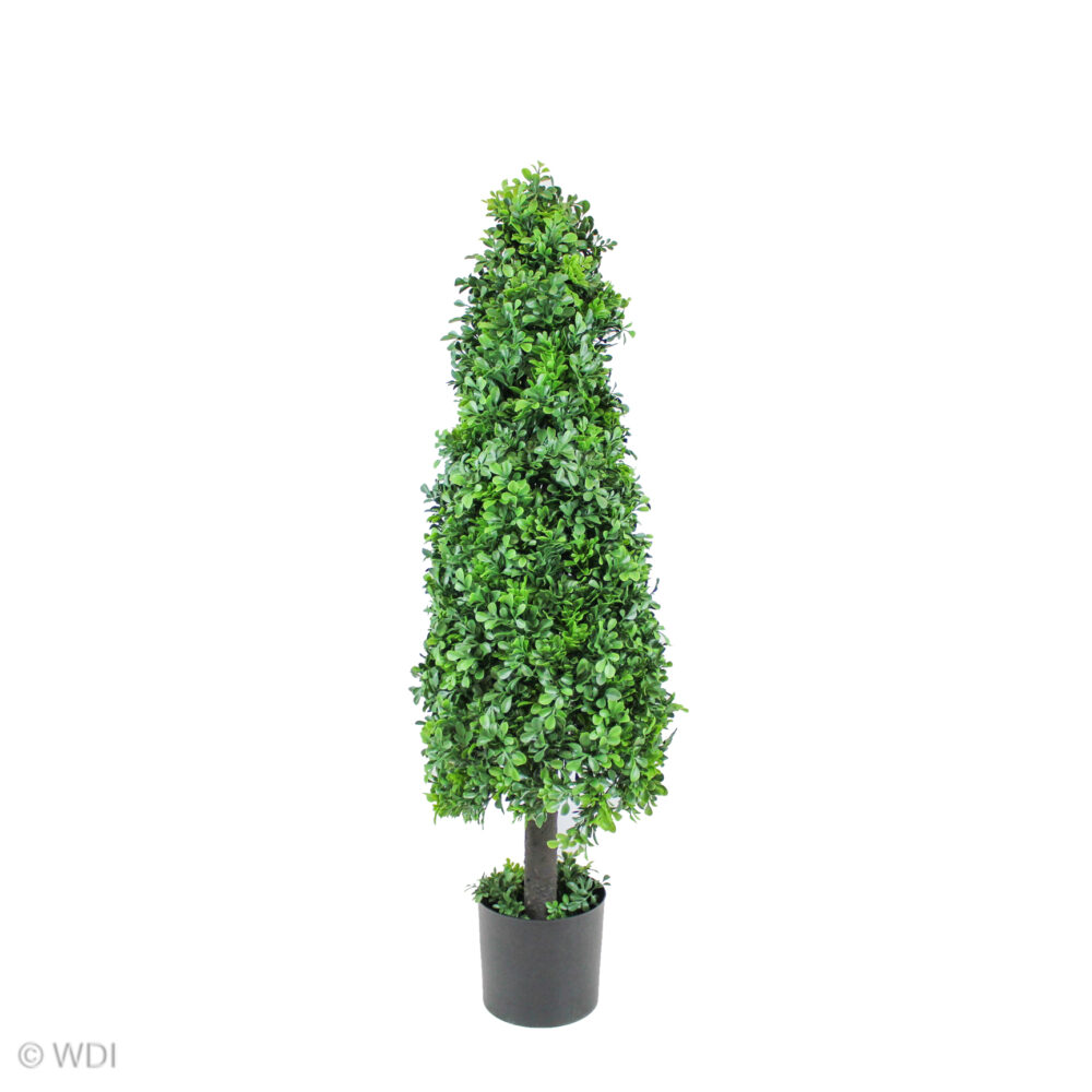 Boxwood Cone Topiary Tree, 40in (UV)