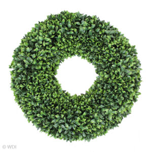 Barcelona Boxwood Wreath, 26in (UV)
