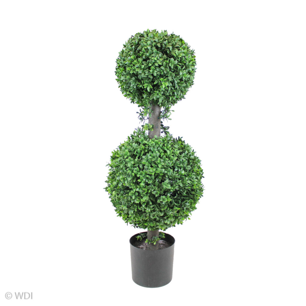 Vicenza Double Ball Topiary Tree, 34in (UV)