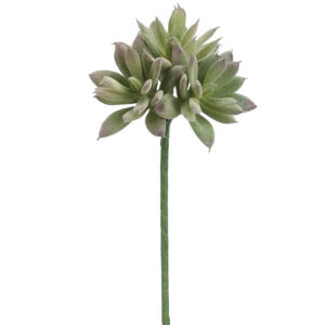 Sedum Bouquet Pick x3, Green/Grey, 10in