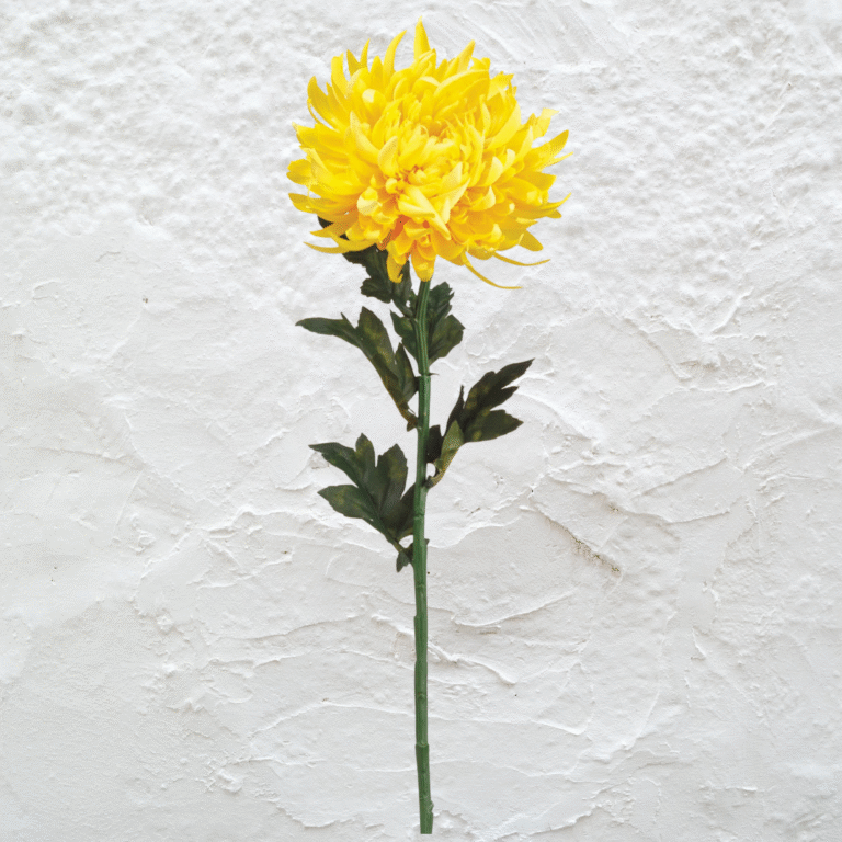 Chrysanthemum Spray, Yellow, 24in