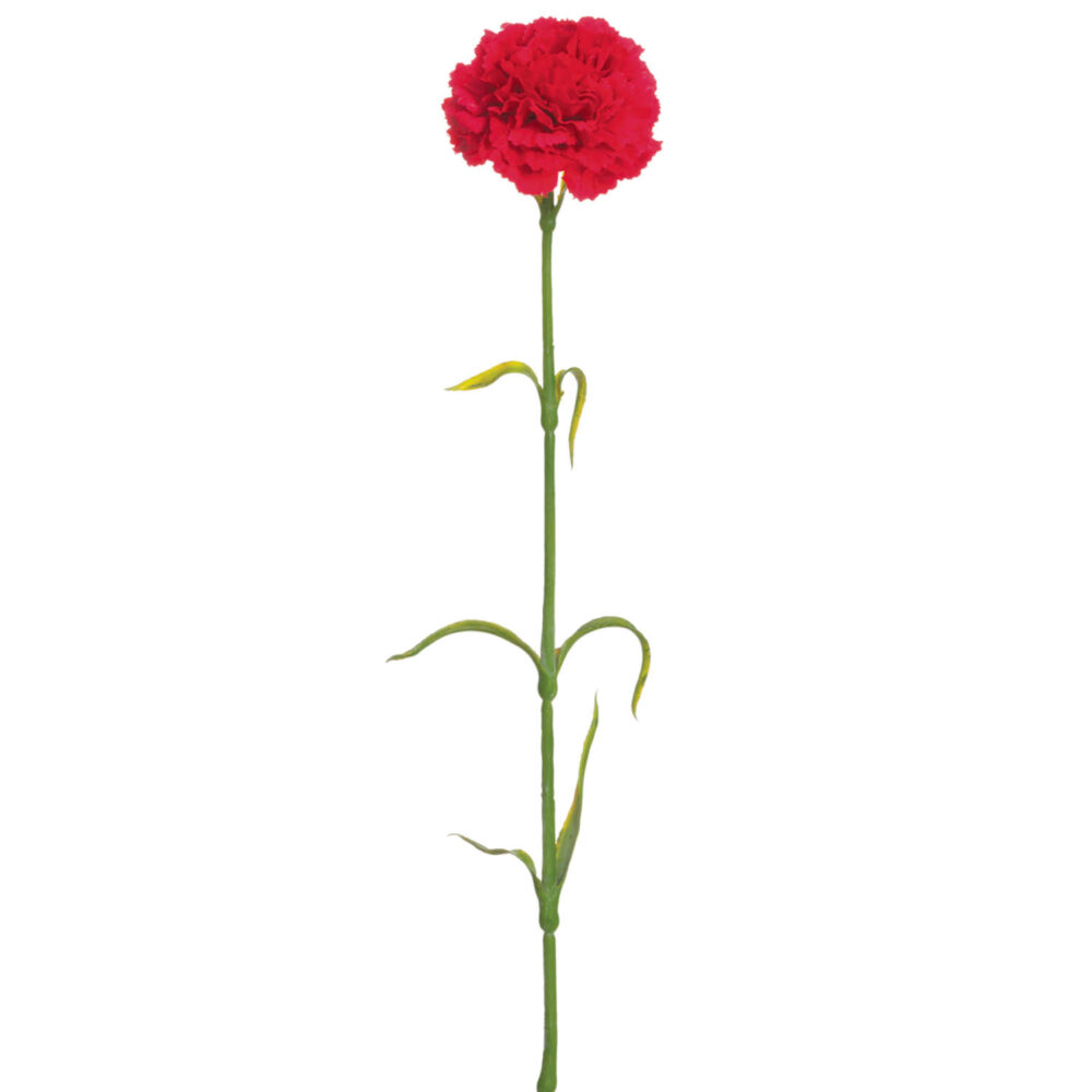 Carnation Spray, Red, 17in