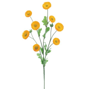 Aster Daisy Spray, Yellow, 29in
