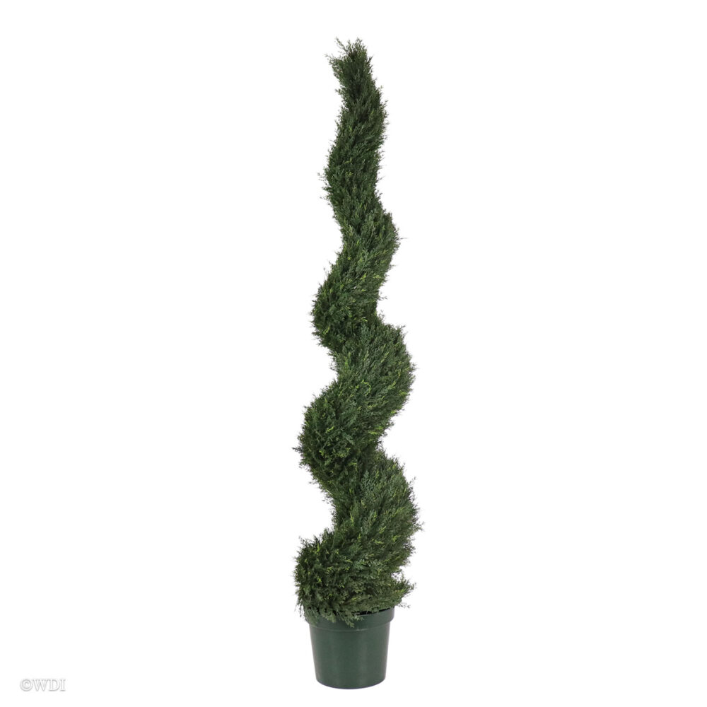 Milano Spiral Cedar, Green, 6ft (UV)