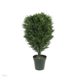 Mini Cedar Topiary, Green, 20in (UV)