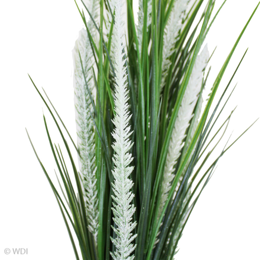 Grass w White Foxtails Pick, Green, 24in - Image 2