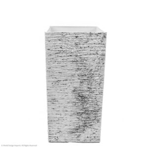 Helsinki Plastic Planter Tall, Weathered Rock, 28in (Medium)