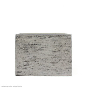 Helsinki Plastic Planter Trough, Weathered Rock, 18in (Small)