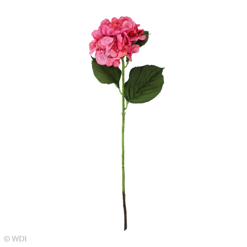 Hydrangea Stem, Pink, 24in - Image 2