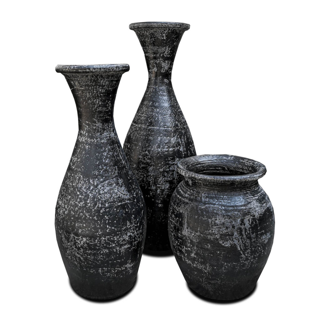 Lima Vases, Black Pepper, Small