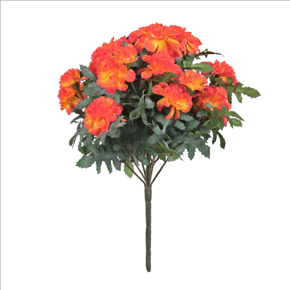 Marigold Bush, Orange, 9in (UV)