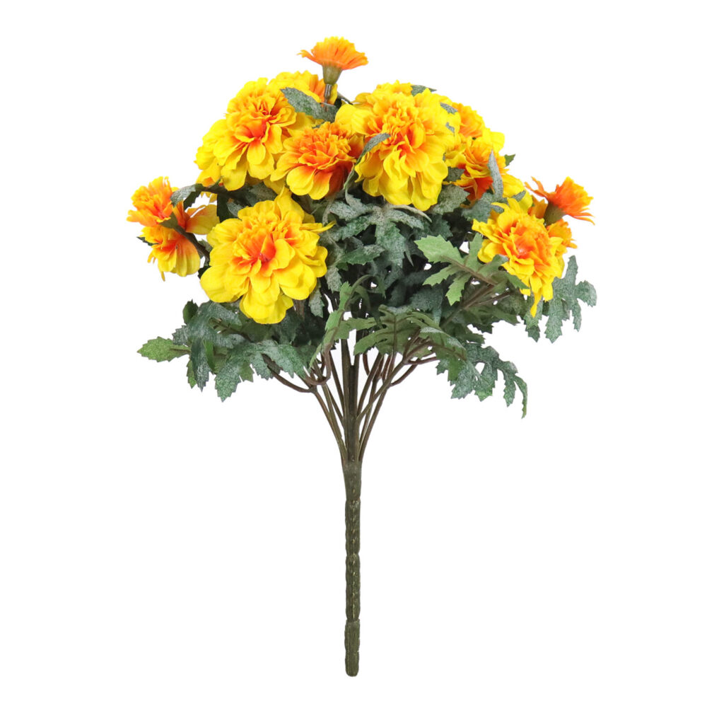 Marigold Bush, Yellow/Gold, 9in (UV)