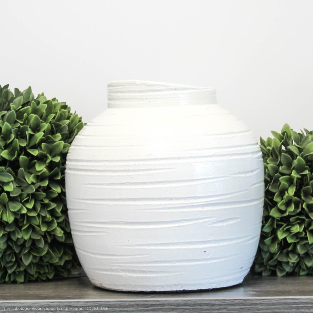 Norfolk Vases, White, Small