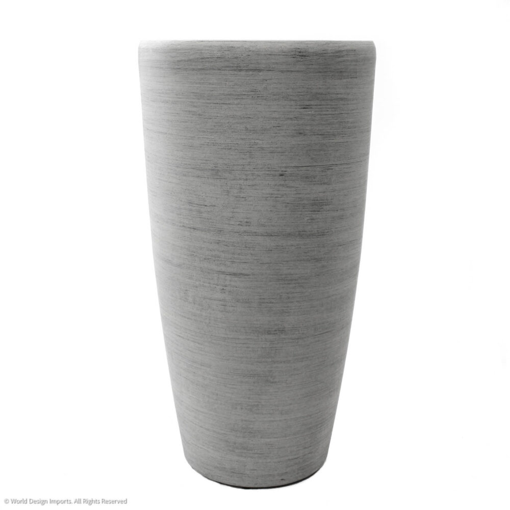 Uptown Plastic Planter, Stone, 30in (Large)