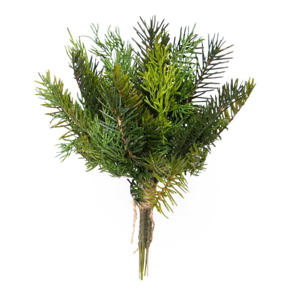 Pine Bush Bundle, Green, 12.5in