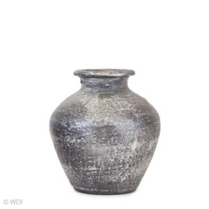 Ollita Vases, Black Textured, Large