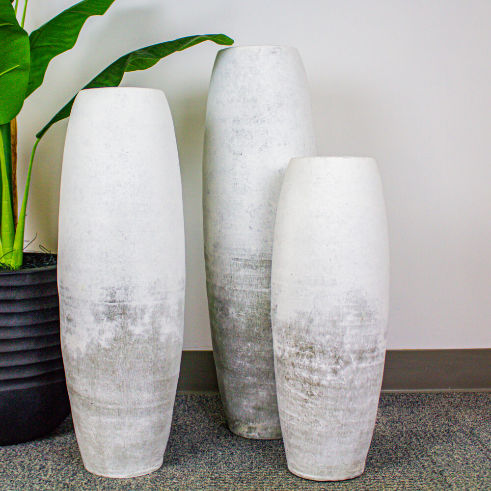 Melon Vases, Light Mate, Large - Image 4