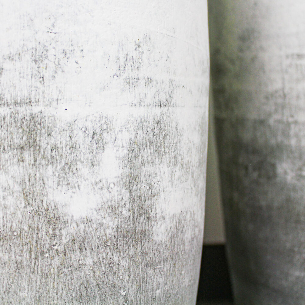 Melon Vases, Light Mate, Large - Image 3