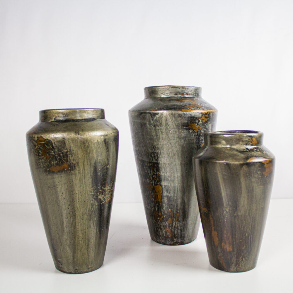 Gala Vases, Silver Black, Small - Image 4