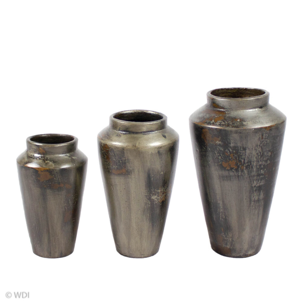 Gala Vases, Silver Black, Small - Image 6