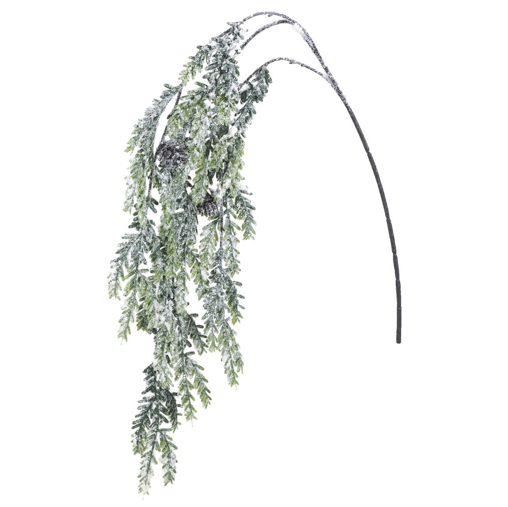 Snow Pine Hanging Spray, 39.5in