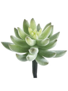Agave Pick, Green Flocked, 4in