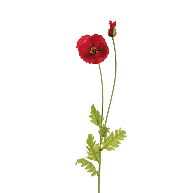 Poppy Spray, 42.5in