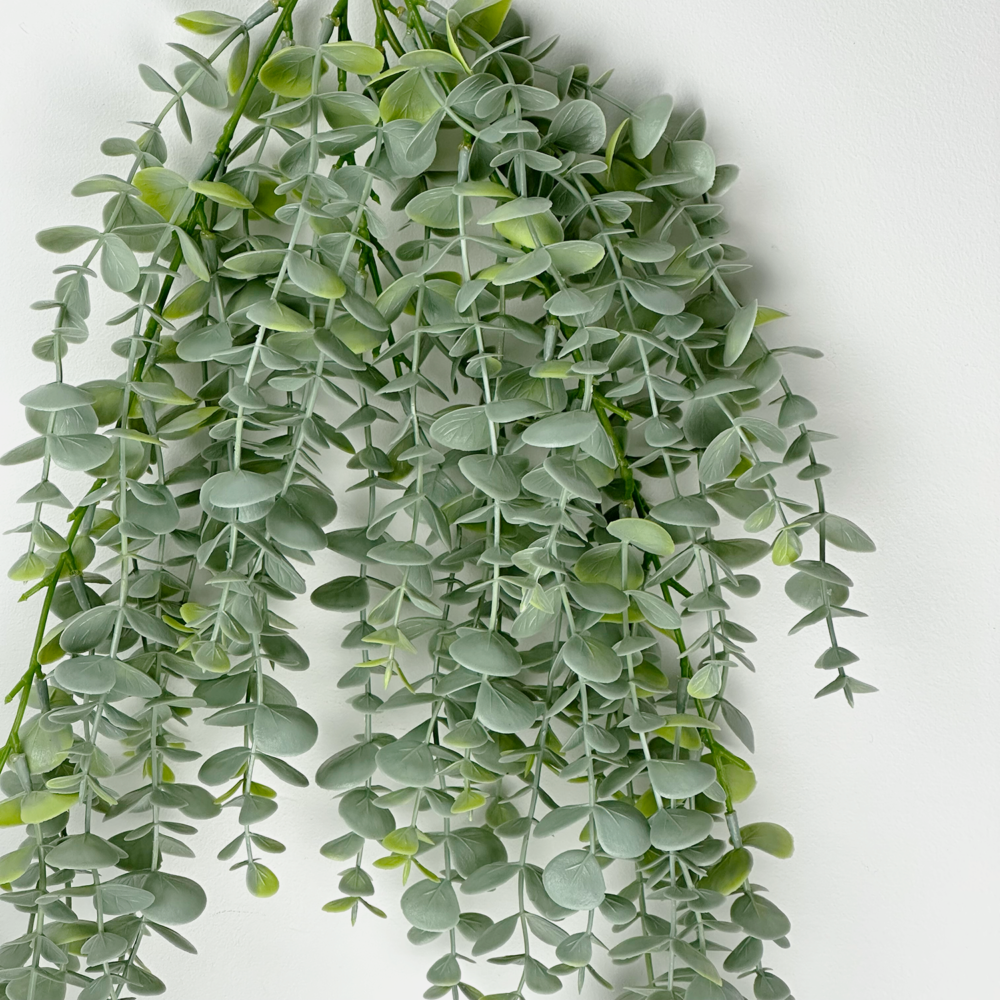 Eucalyptus Hanging Vine, Green/Blue, 24in - Image 2