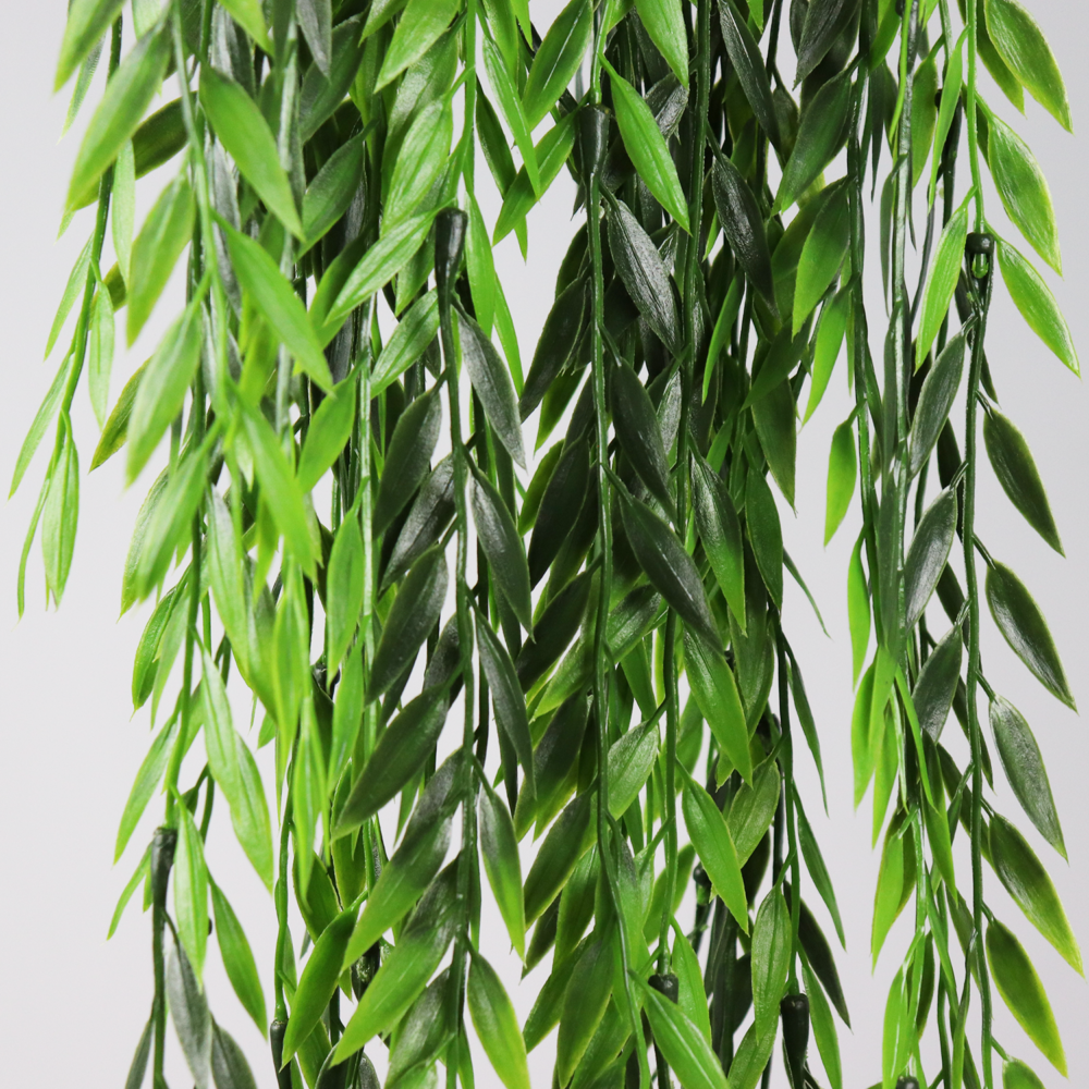 Ruscus Hanging Vine, Two-Tone Green, 33in - Image 2