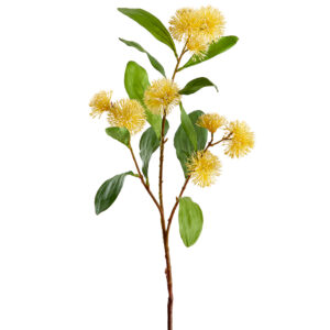 Sweet Gum Blossom Spray, Yellow, 29in