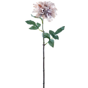 Dahlia Flower Stem, Cream, 22.75in