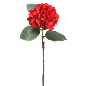 Hydrangea Flower Spray, Red, 31in