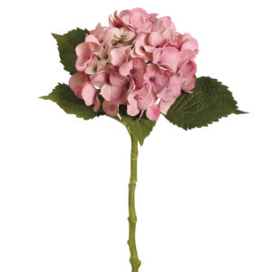 Hydrangea Flower Spray Pink, 19in
