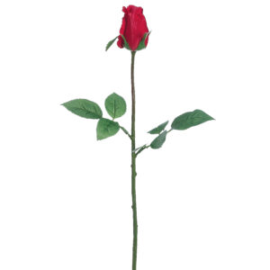 New Bloom Rose Bud, Red, 23.5in
