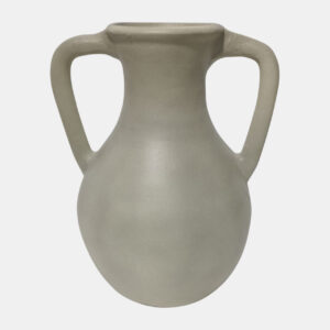Sage Green Terracottaw Jug Style Vase, 11in